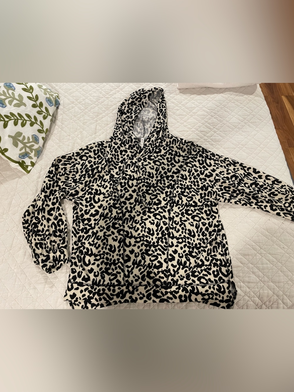 MTS Black & Tan Leopard Print Hoodie